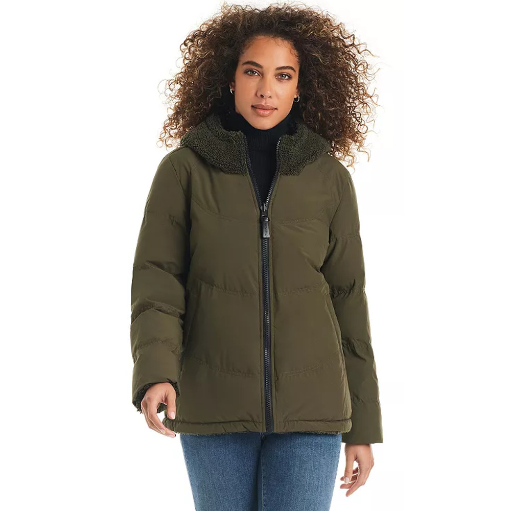 Koolaburra by UGG Reversible Sherpa Heavyweight Puffer Jacket‎ Womans Size 2XL